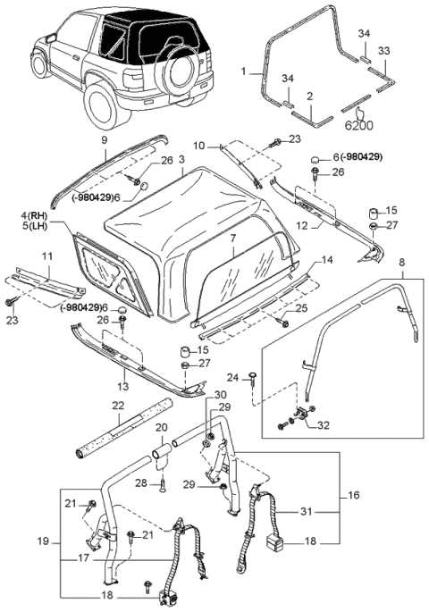 geo tracker parts diagram