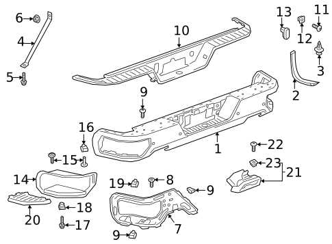 gmc sierra body parts diagram