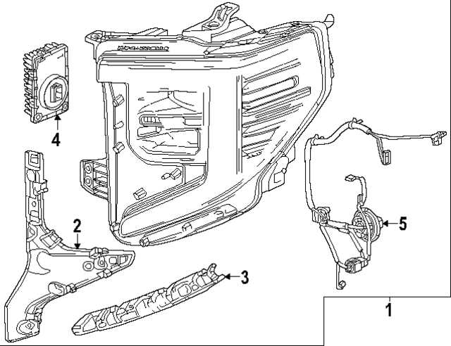 gmc sierra parts diagram