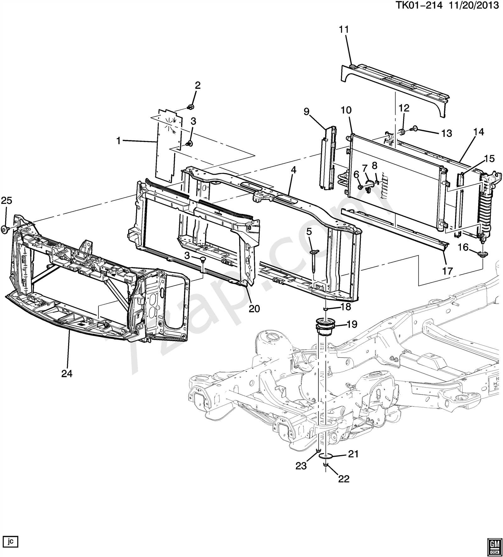 gmc truck parts diagram