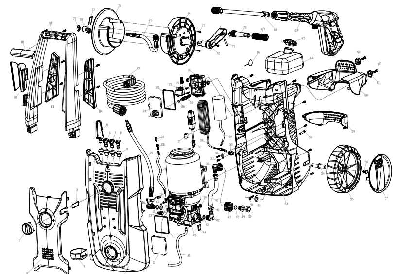 greenworks pressure washer parts diagram