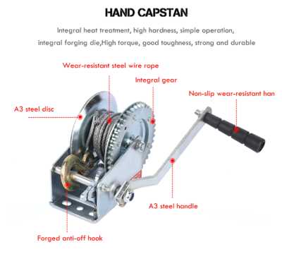 hand winch parts diagram