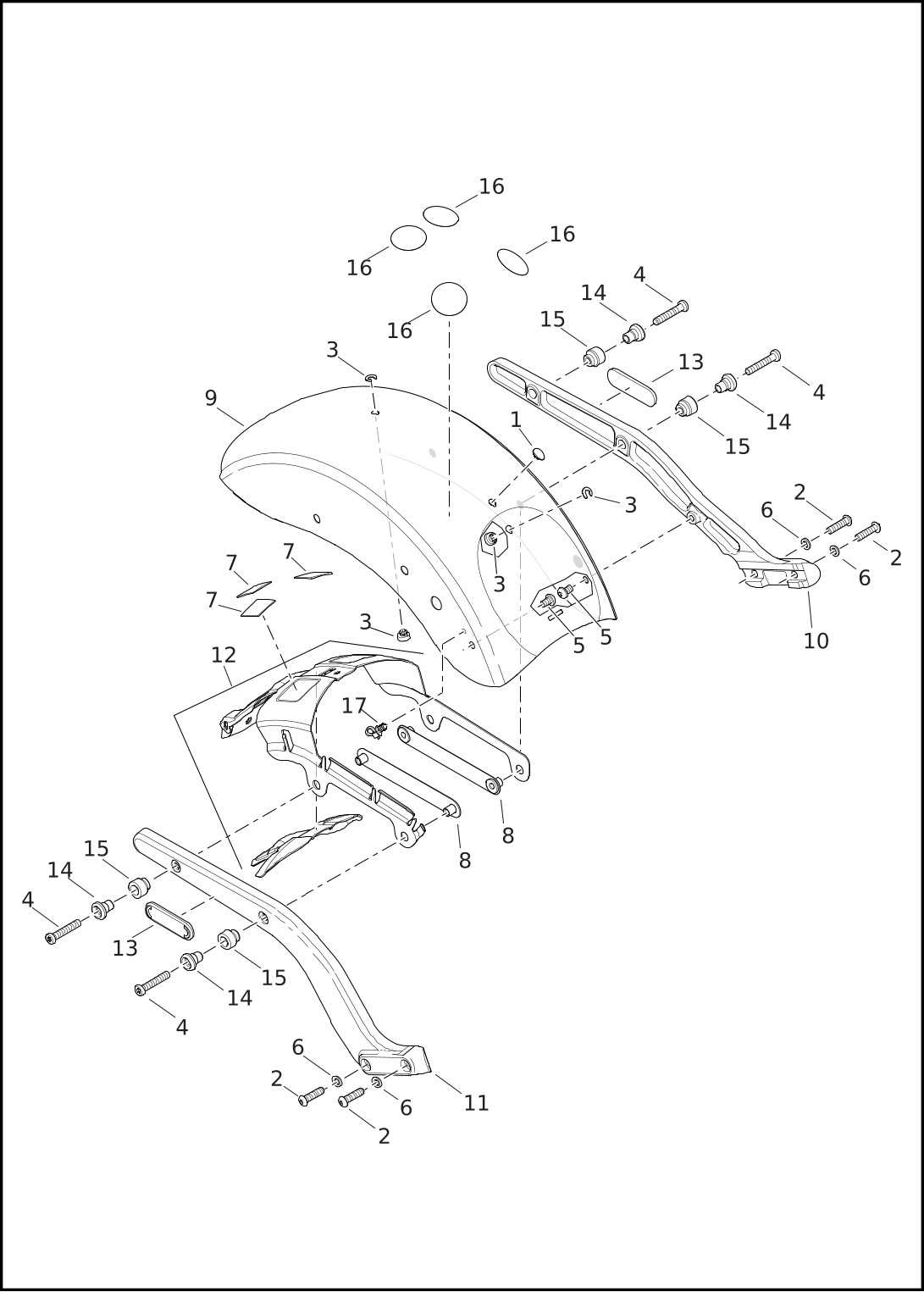 harley davidson road king parts diagram