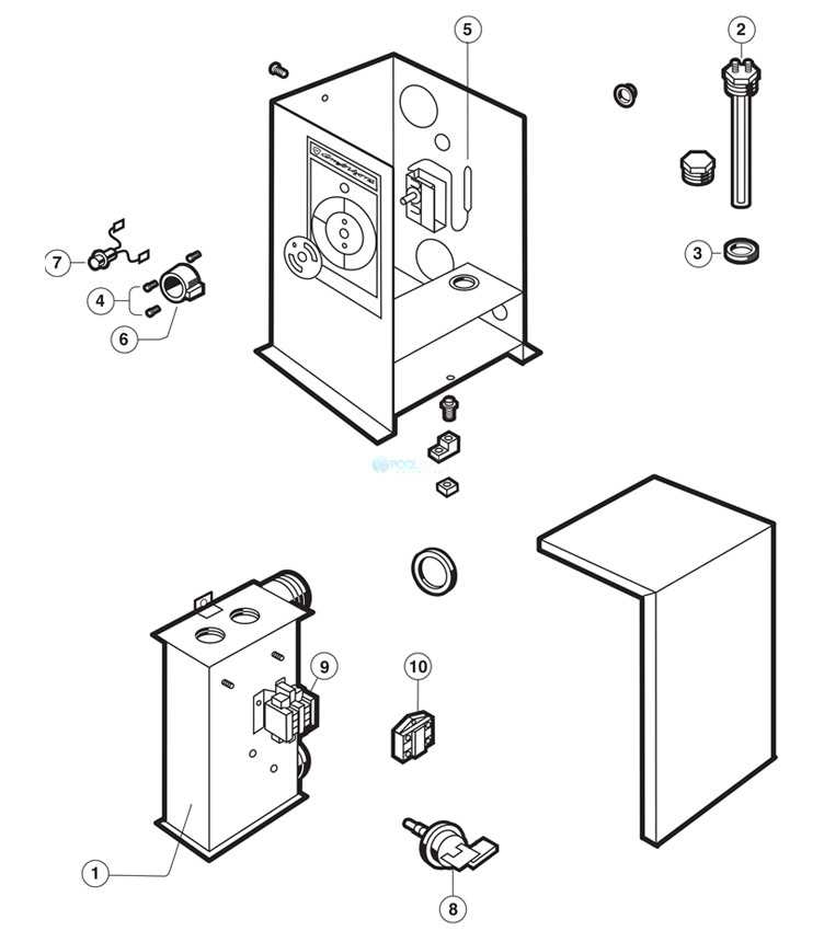 hayward heater parts diagram