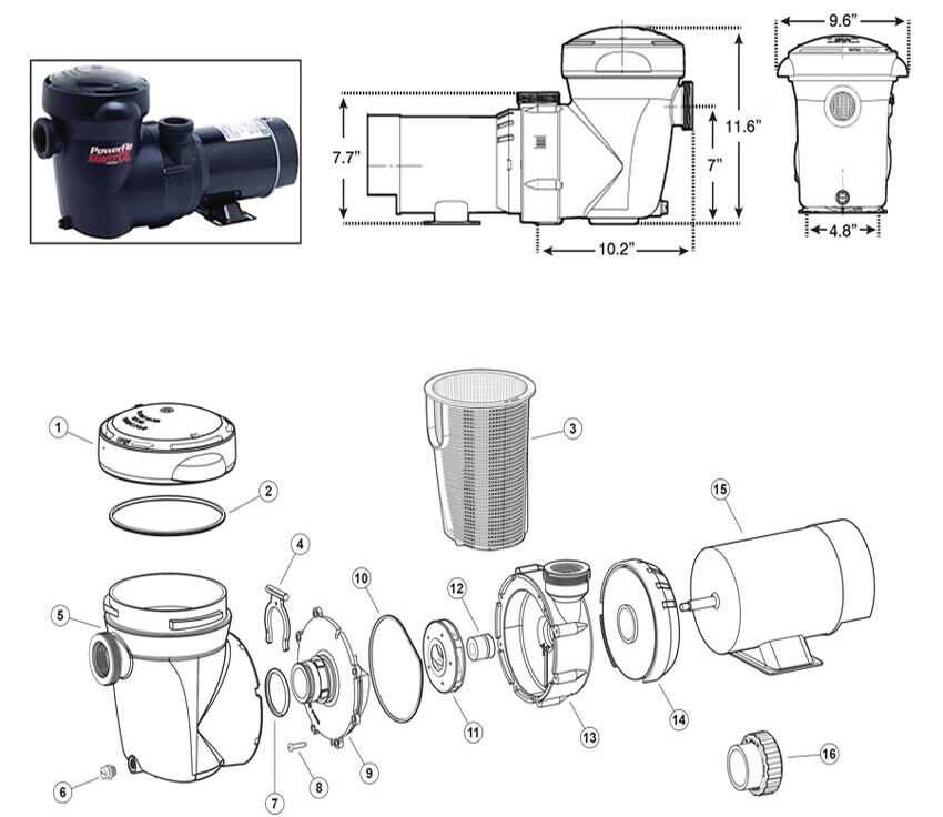 hayward power flo matrix parts diagram