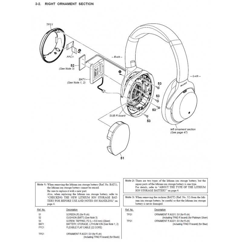 headphones parts diagram