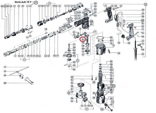 hilti te72 parts diagram