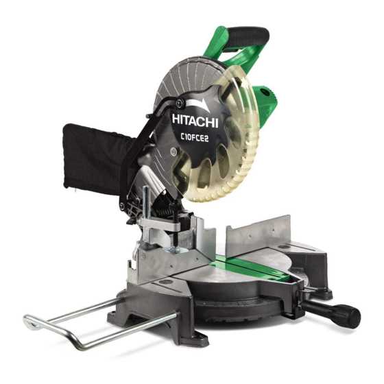 hitachi miter saw parts diagram