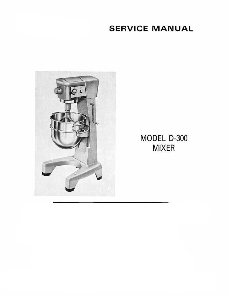 hobart d300 parts diagram