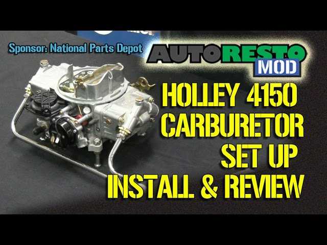 holley 4150 parts diagram