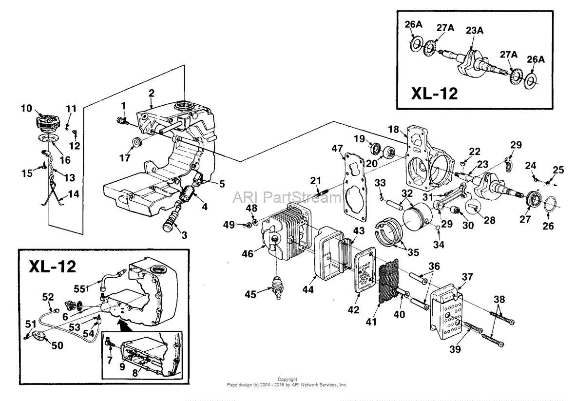 homelite xl chainsaw parts diagram