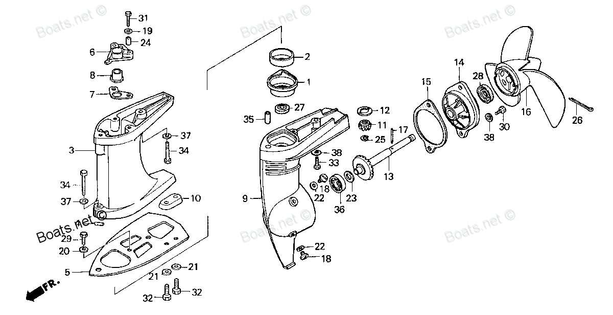 honda 2 hp outboard parts diagram