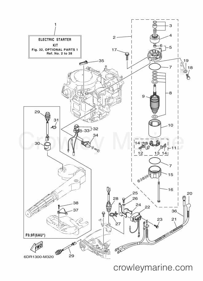 honda 9.9 outboard parts diagram