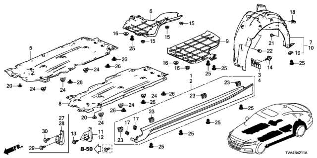 honda accord 2018 parts diagram