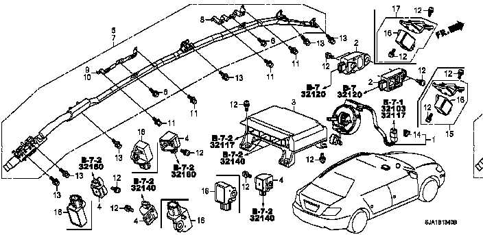 honda accord body parts diagram