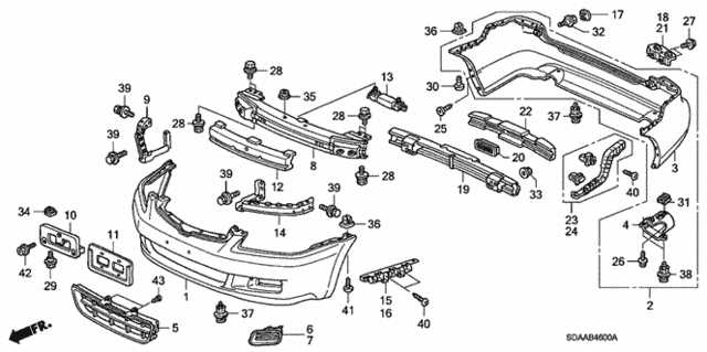 honda accord body parts diagram