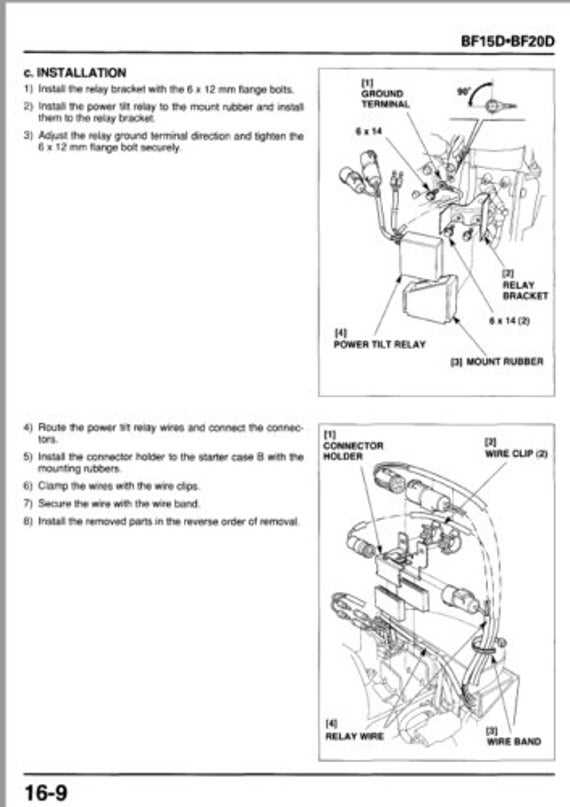 honda bf20 parts diagram