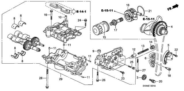 honda civic 2007 engine parts diagram