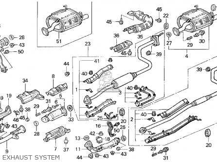 honda civic suspension parts diagram