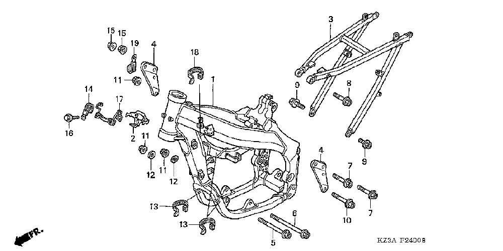 honda cr250 parts diagram