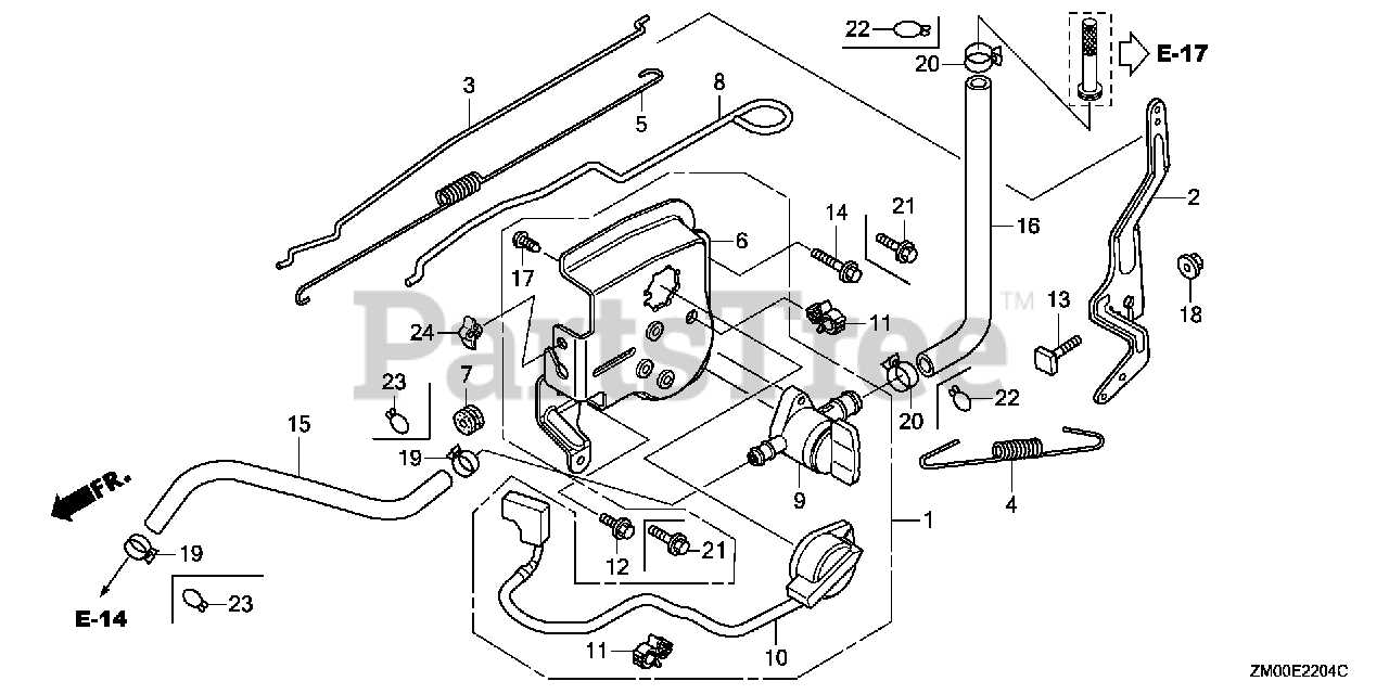 honda gc160 pressure washer parts diagram