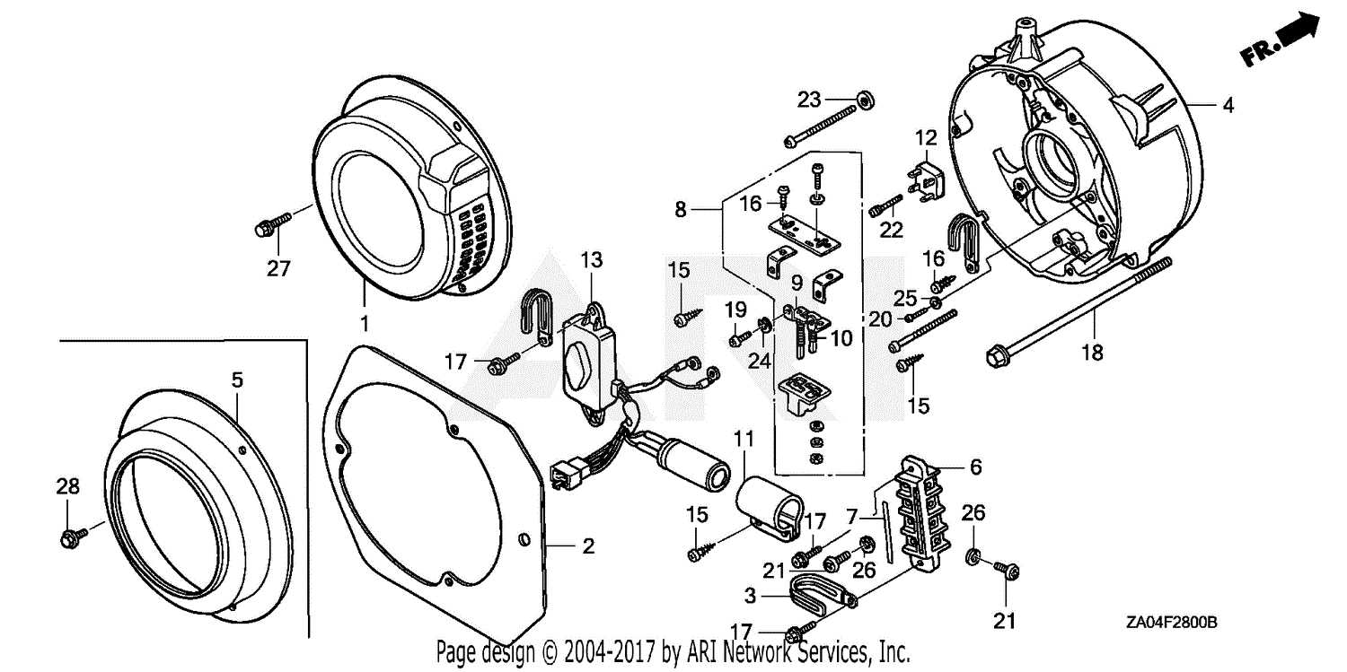 honda generator es6500 parts diagram