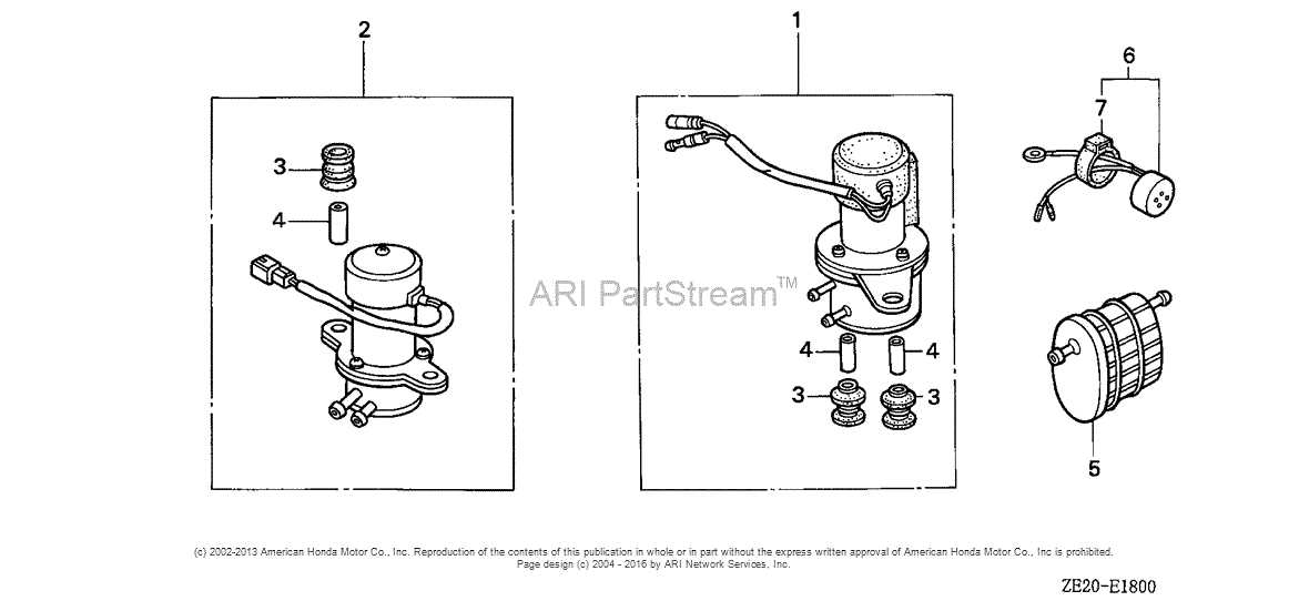 honda gx240 parts diagram