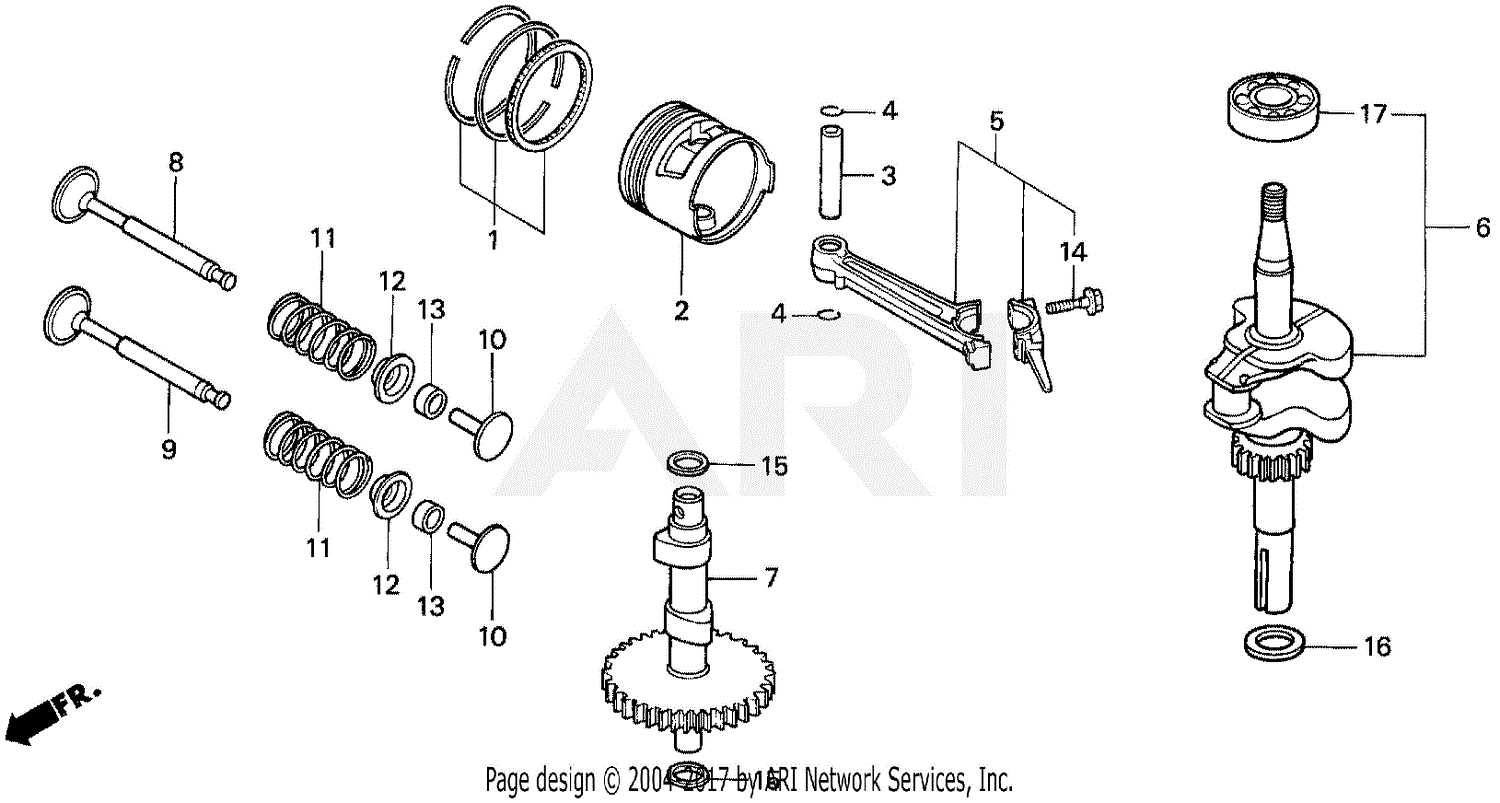 honda hr173 parts diagram