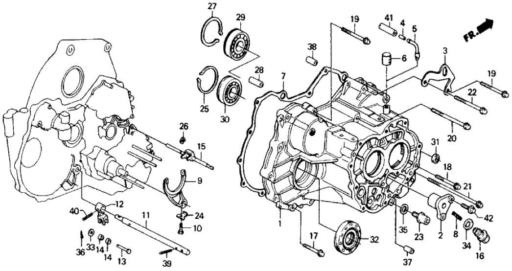 honda hr214 transmission parts diagram