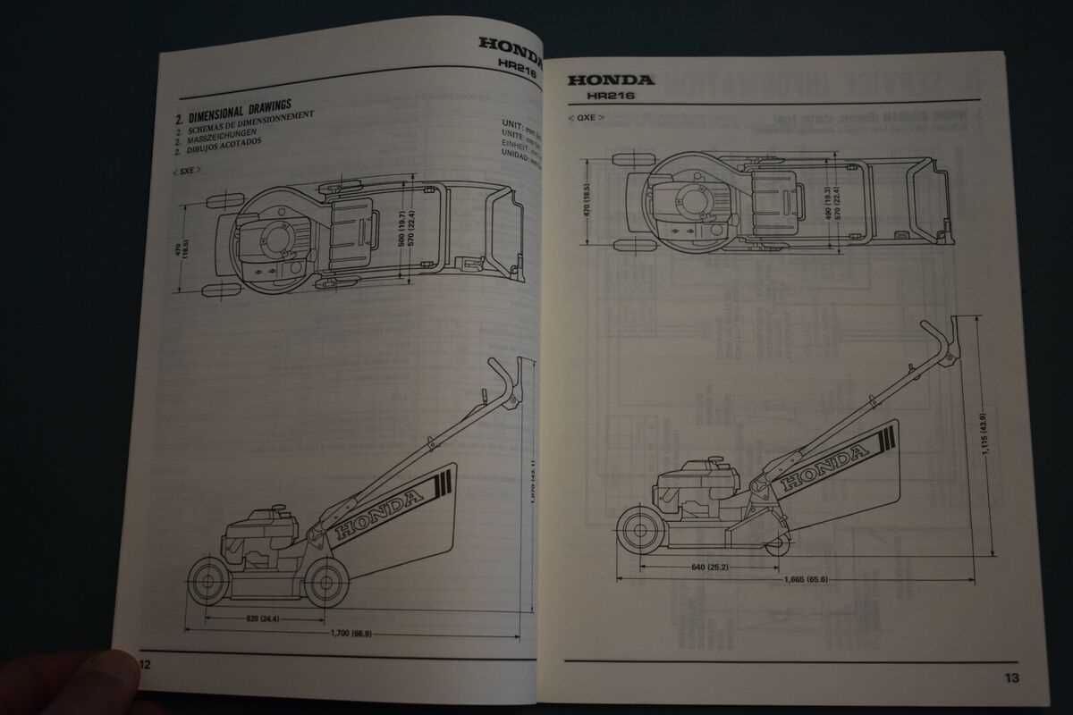 honda hr216 parts diagram