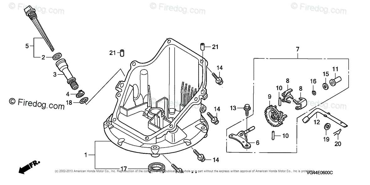 honda hrr216 parts diagram