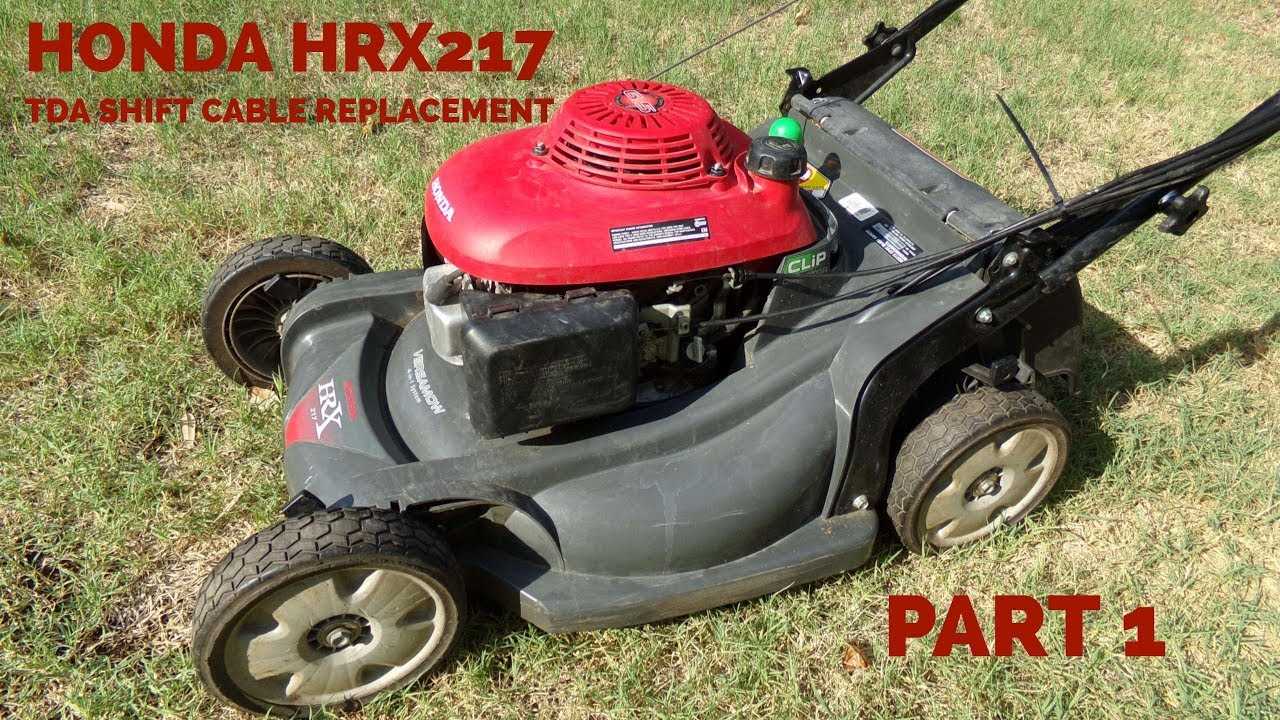 honda lawn mower hrx217 parts diagram