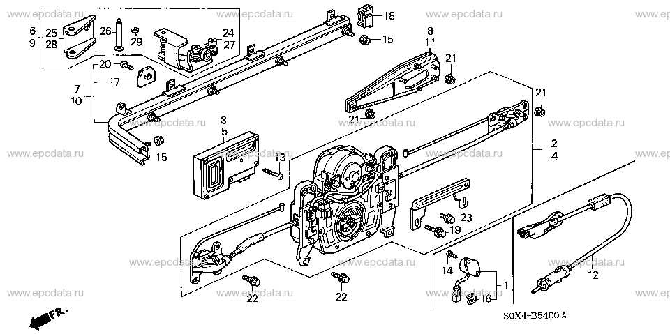 honda odyssey sliding door parts diagram