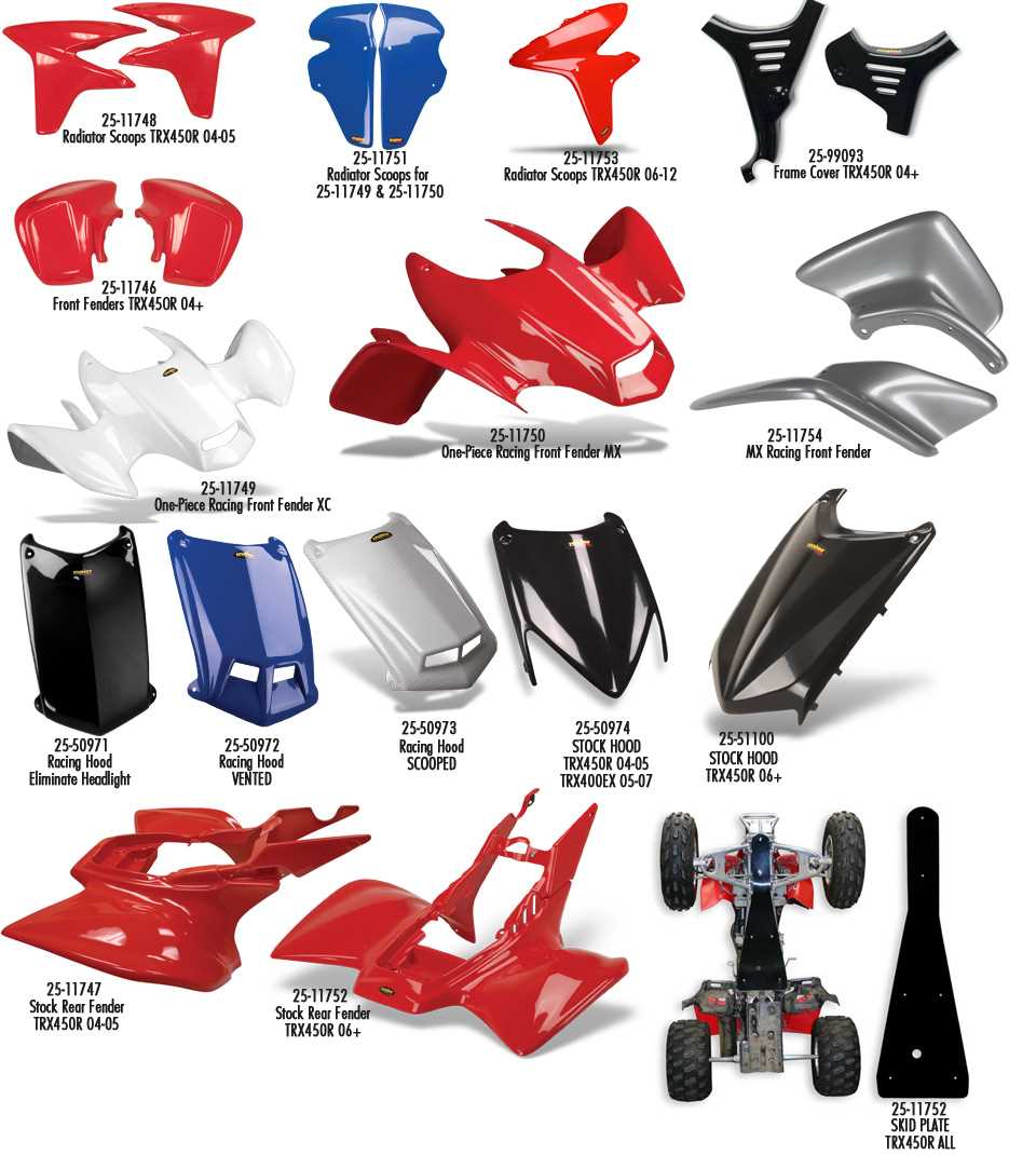 honda trx450r parts diagram