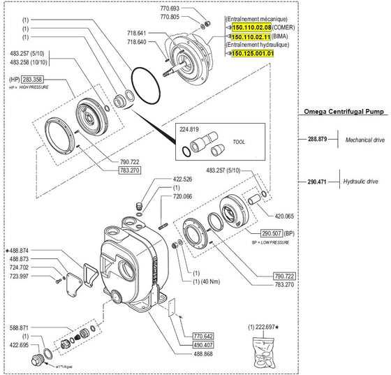 honda water pump parts diagram