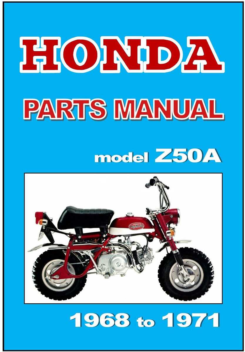 honda z50 parts diagram