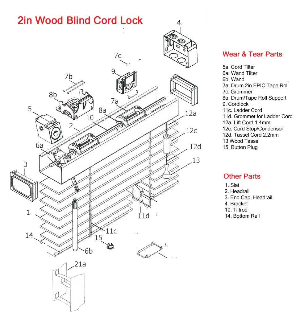 hunter douglas silhouette parts diagram