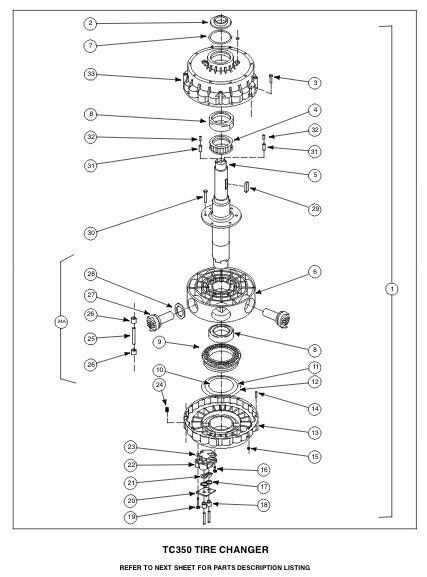 hunter tcx57 parts diagram