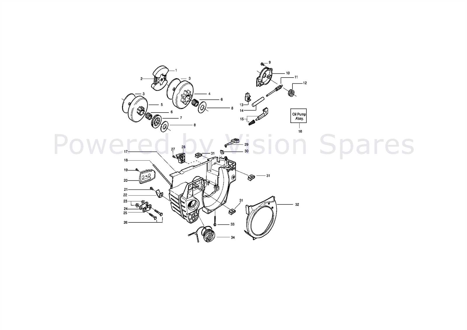 husqvarna 125b parts diagram