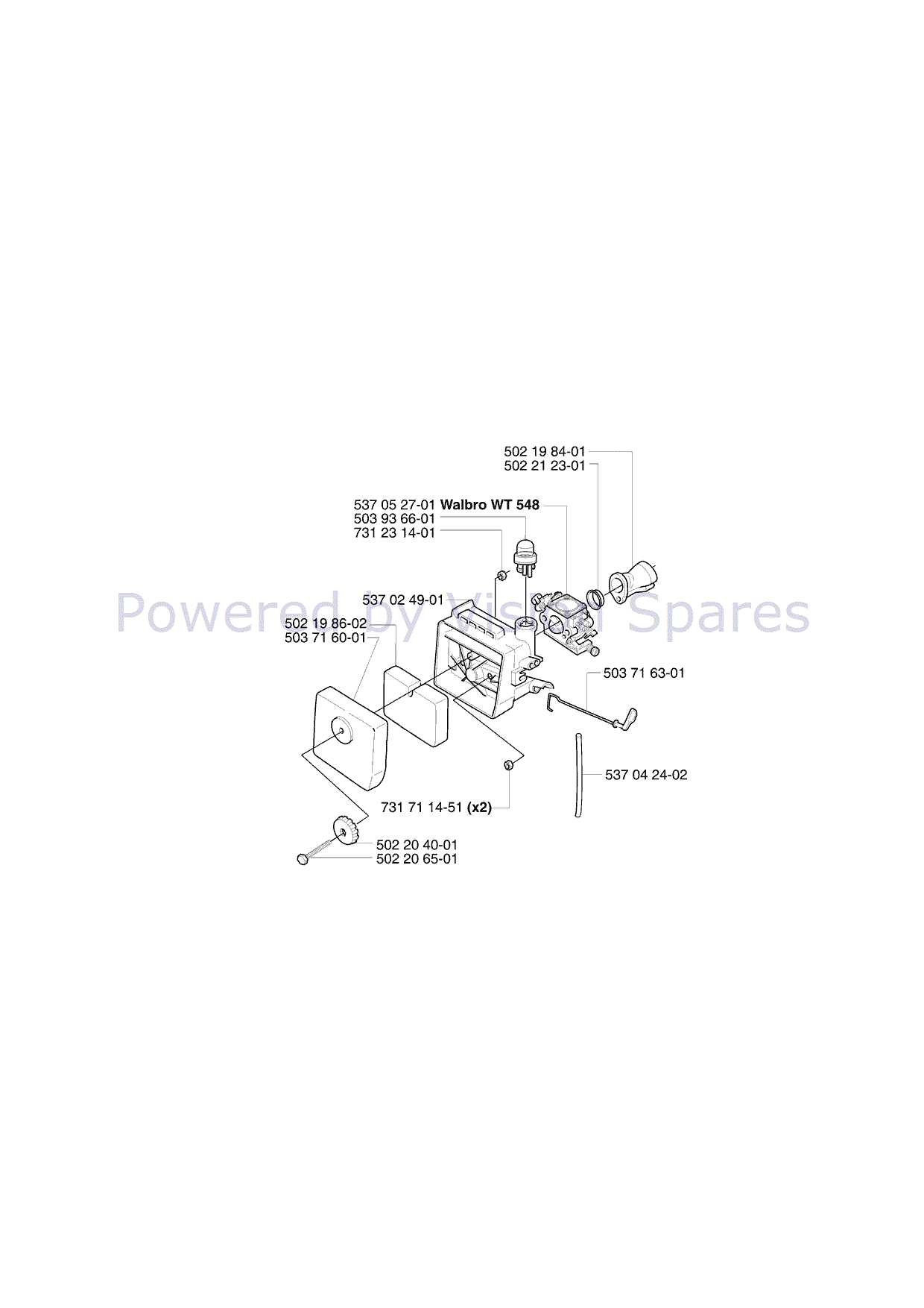 husqvarna 225l parts diagram