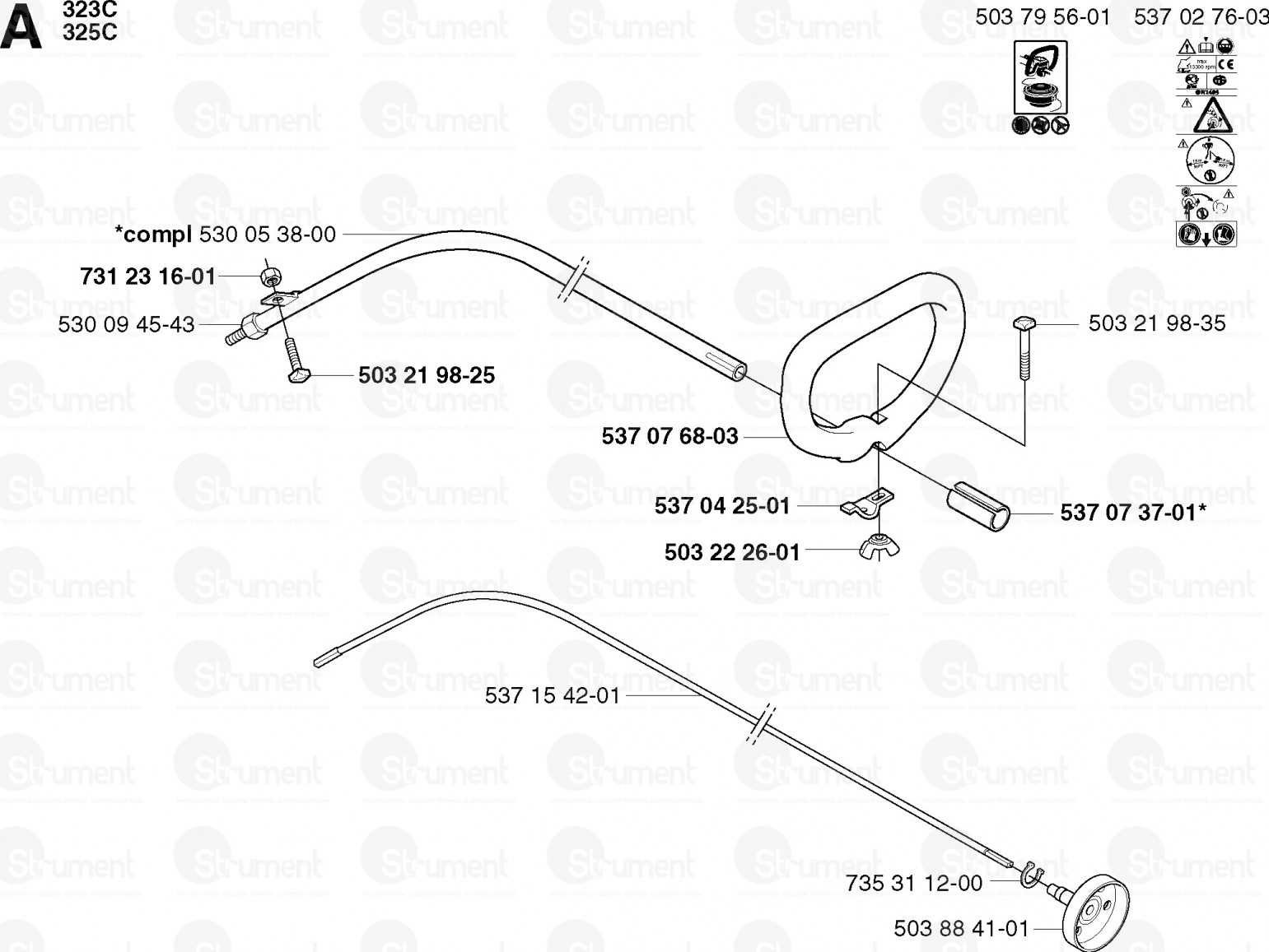 husqvarna 325 lx parts diagram