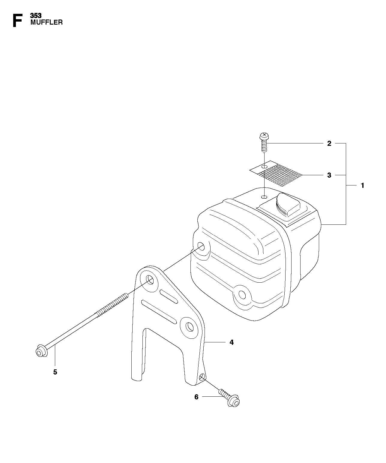 husqvarna 340 chainsaw parts diagram