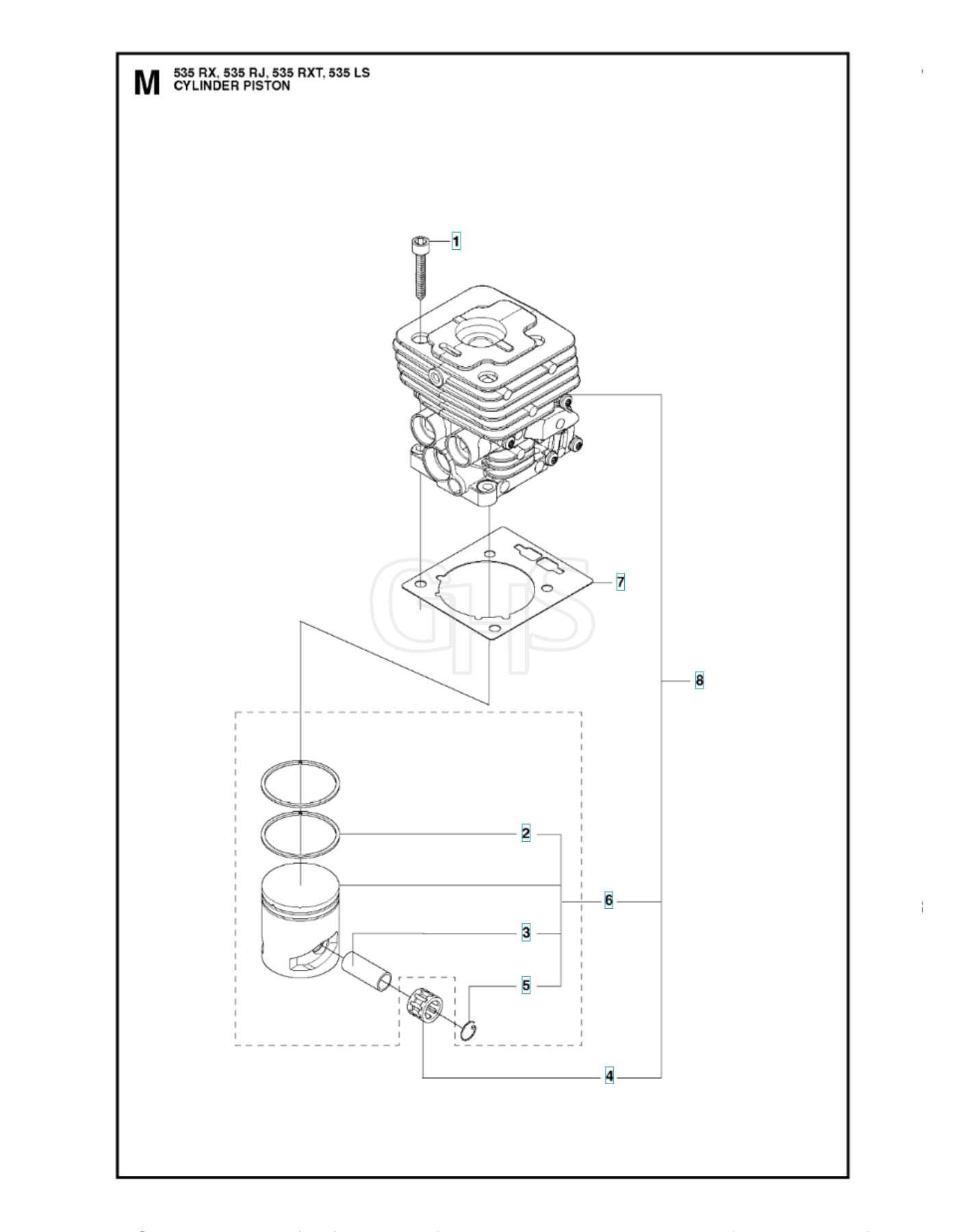 husqvarna 445 parts diagram