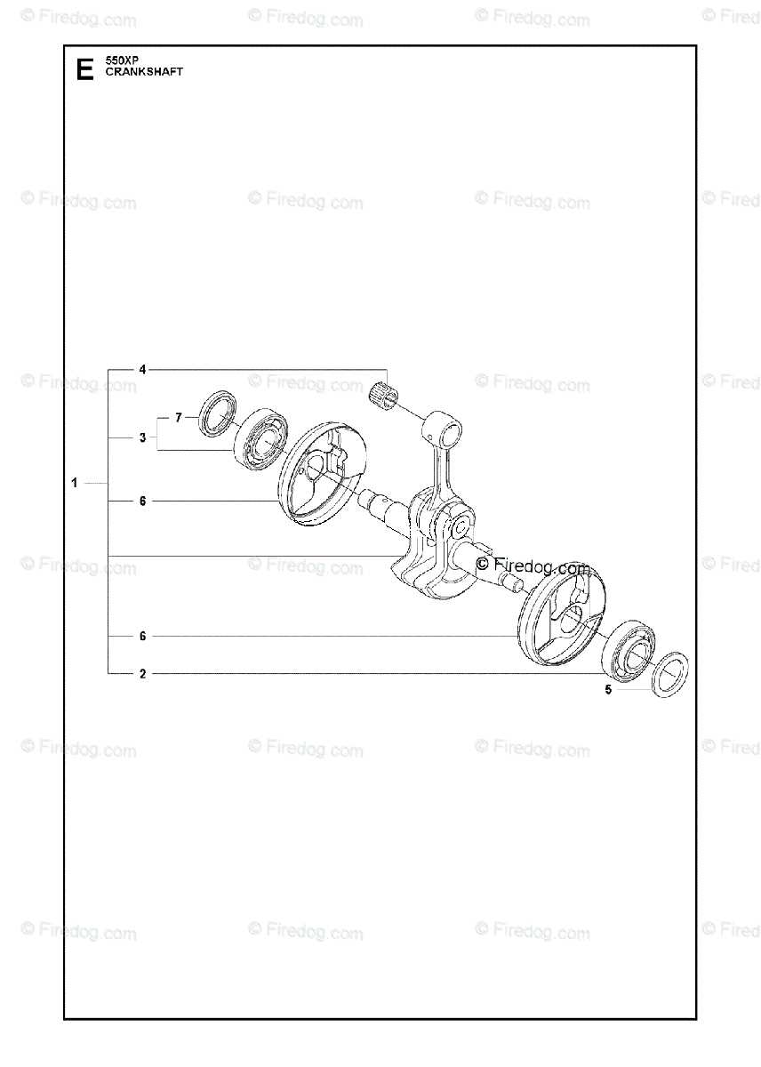 husqvarna 550xp parts diagram