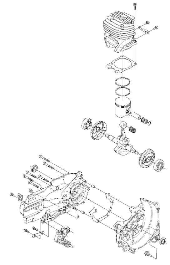 husqvarna k760 parts diagram