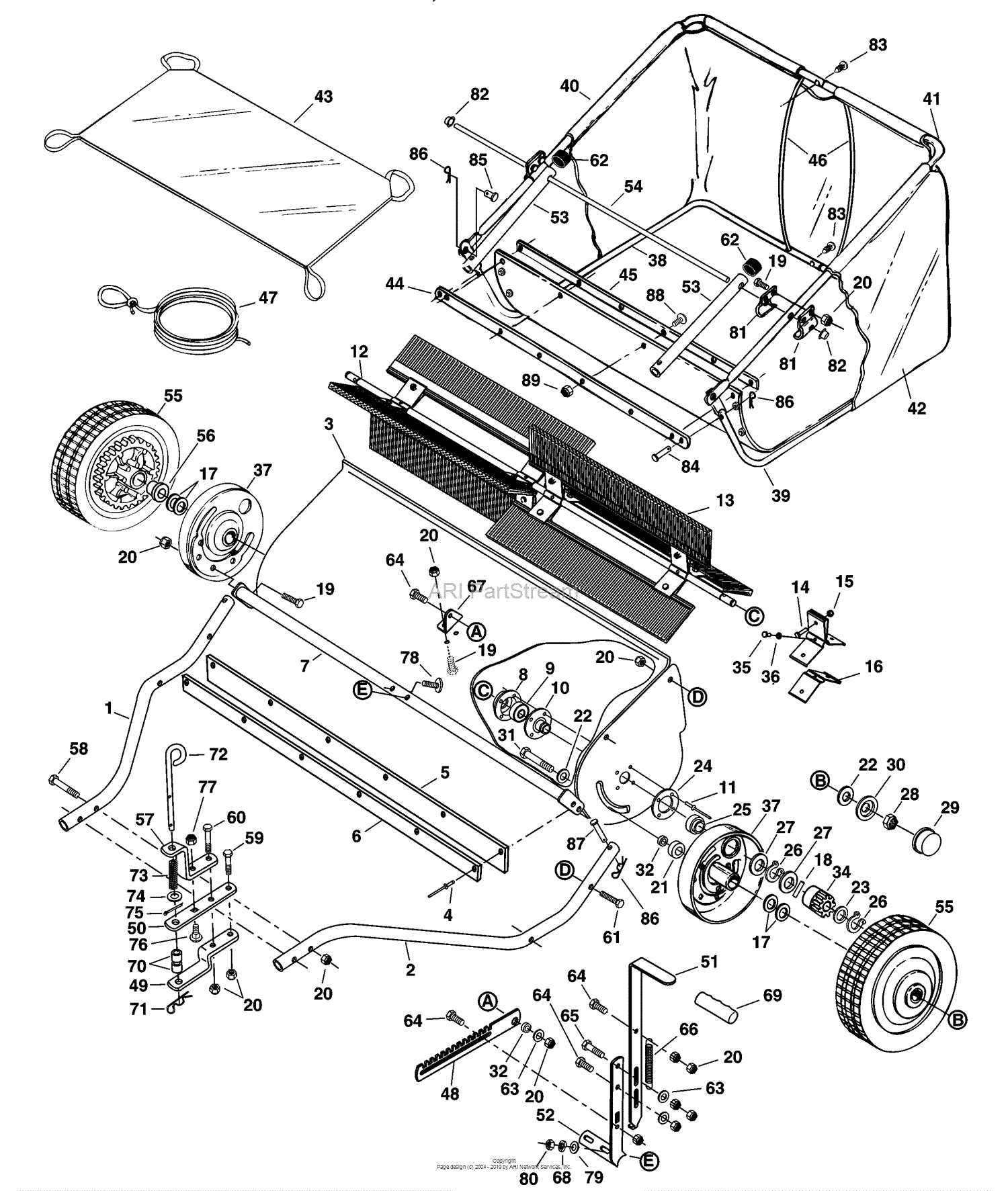 husqvarna lawn tractor parts diagram