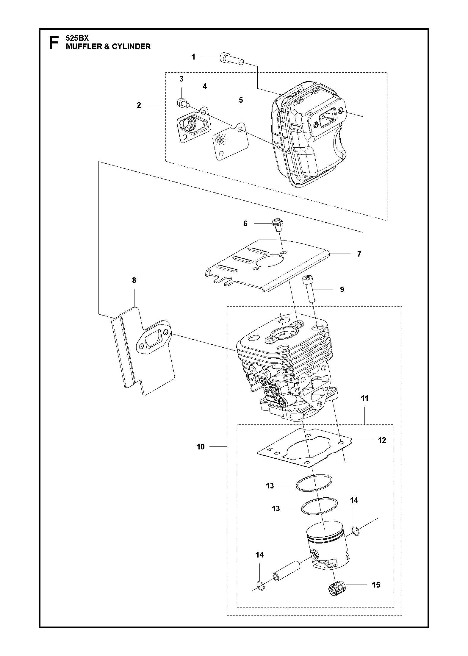 husqvarna leaf blower parts diagram