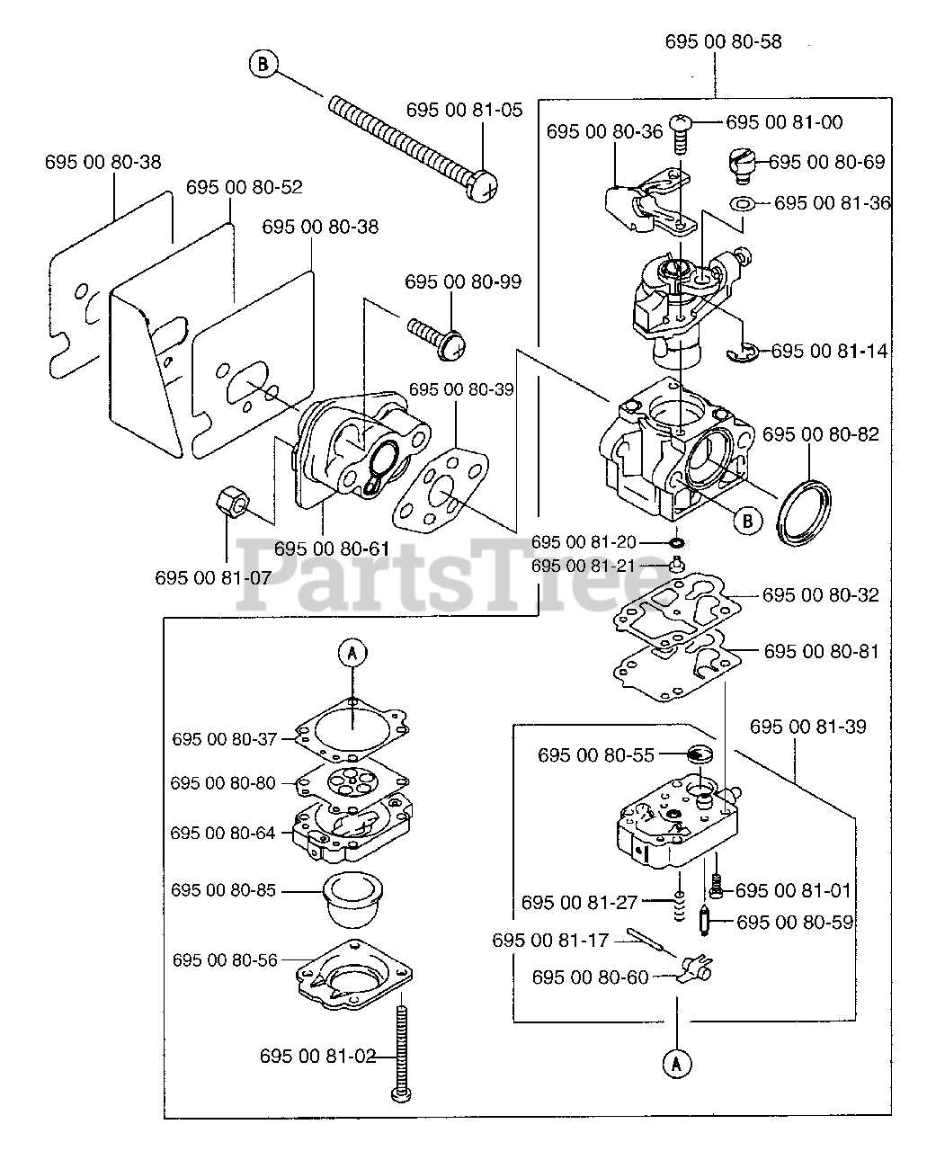 husqvarna leaf blower parts diagram