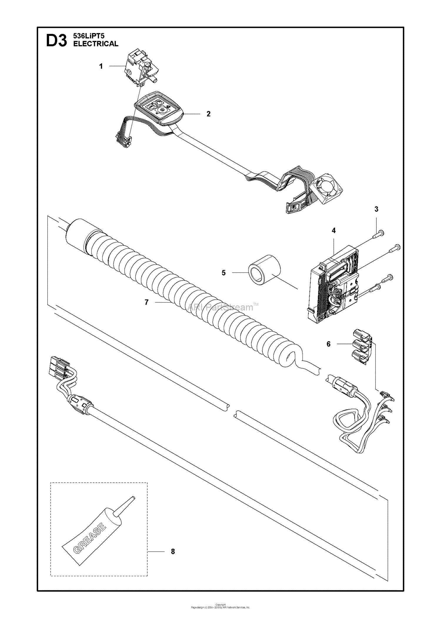 husqvarna pole saw parts diagram