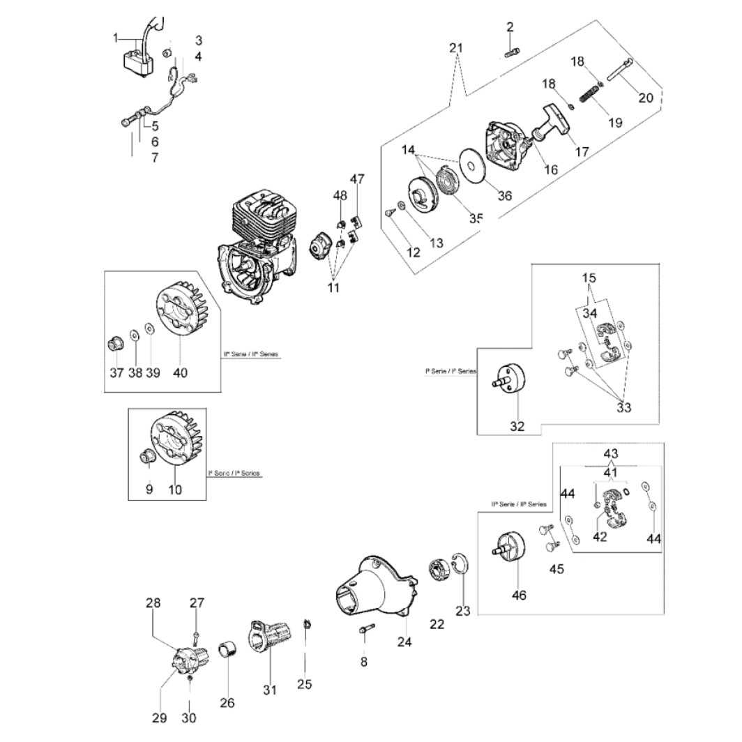 husqvarna pole saw parts diagram